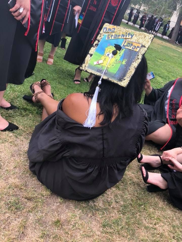 Brittney at her CSUN graduation